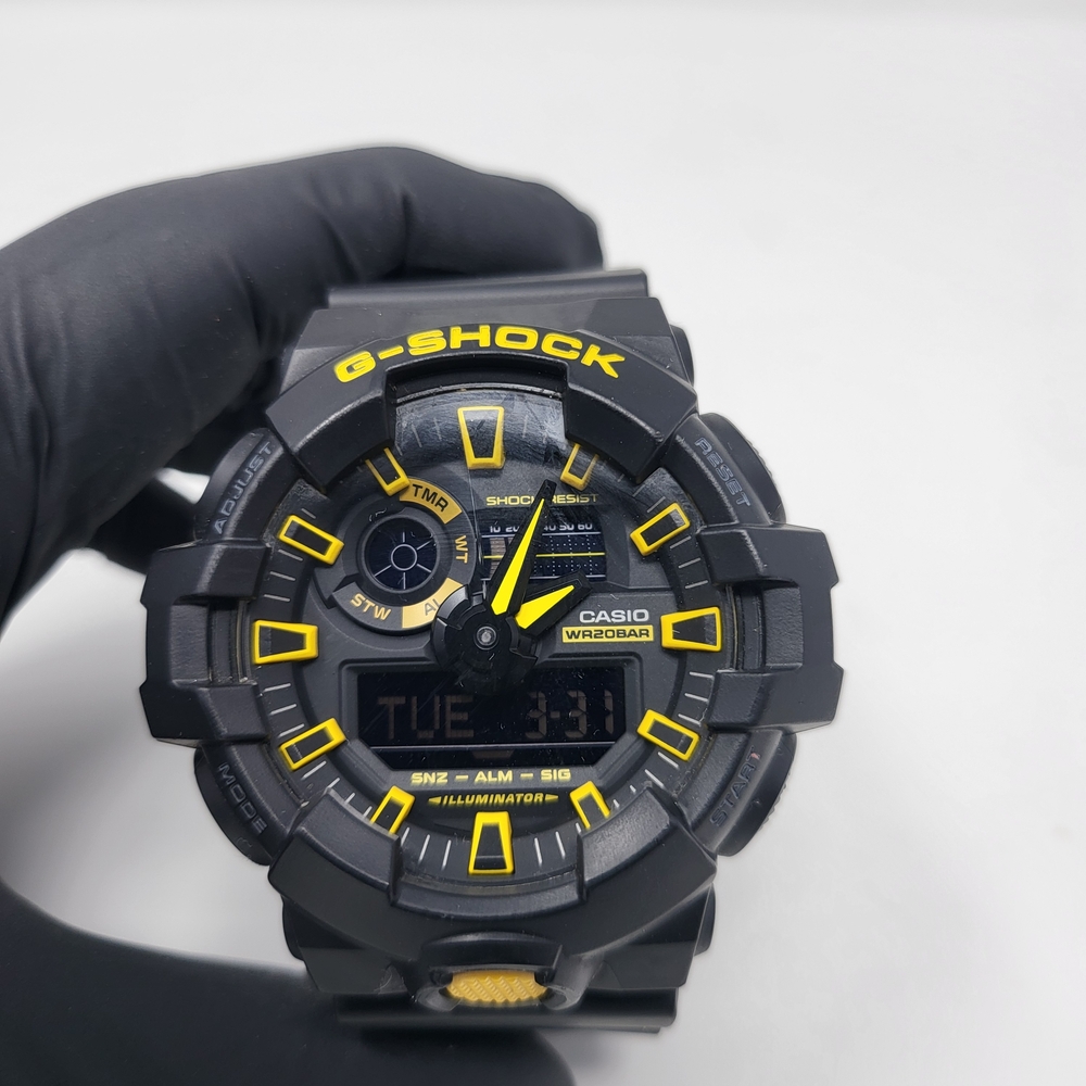 Casio G-Shock Black & Yellow Resin Sport Watch
